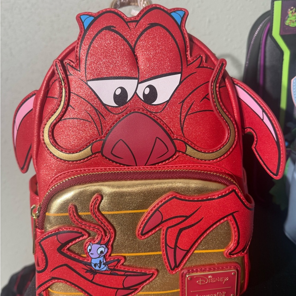 Loungefly Mushu 25th Anniversary Bag